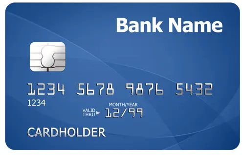 how a debit card look like