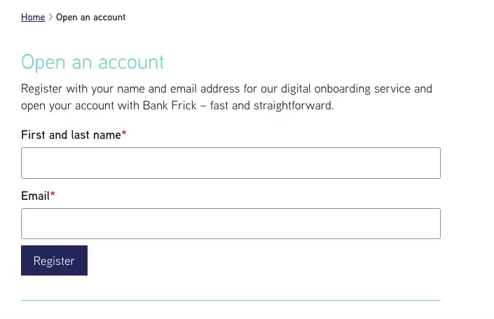 bank frick register page